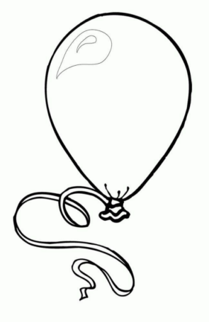 Disegno di palloncino da stampare e colorare 56