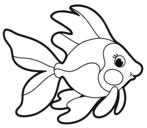 Disegno di pesce da stampare e colorare 193