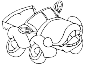 Disegno di automobile da stampare e colorare 252