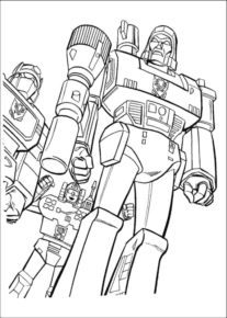 Disegno di Transformers da stampare e colorare 53