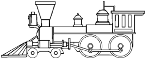 Disegno di treno da stampare e colorare 46