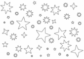 Disegni di Stelle da colorare
