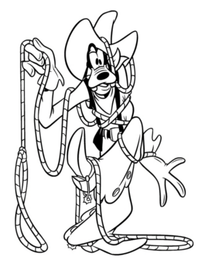 Disegno di Pippo da stampare e colorare 18