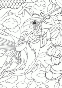 Disegno di uccello da stampare e colorare 82