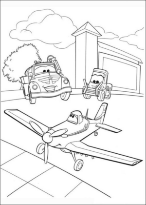 Disegno di Cars da stampare e colorare 51
