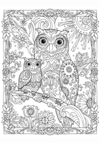 Disegno di mandala da stampare e colorare 1023