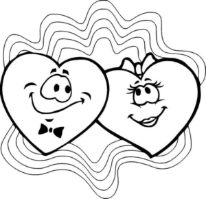 Disegno di San Valentino da stampare e colorare 42 Disegno di San Valentino da stampare e colorare 42