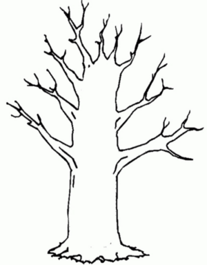Disegno di albero da stampare e colorare 95