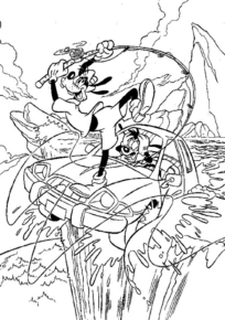 Disegno di Pippo da stampare e colorare 43