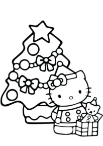 Disegno di Hello Kitty da stampare e colorare 92