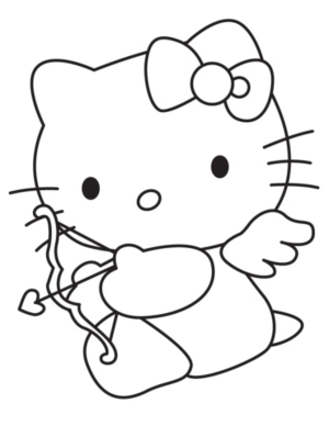 Disegno di Hello Kitty da stampare e colorare 59