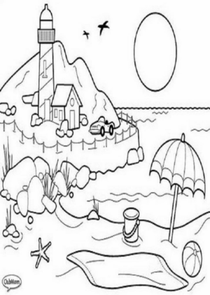 Disegno di mare da stampare e colorare 134