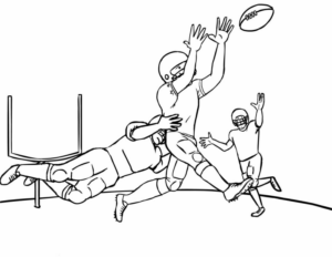Disegno di football americano da stampare e colorare 62 Disegno di football americano da stampare e colorare 62