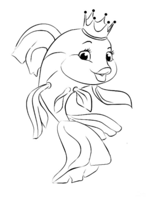 Disegno di pesce da stampare e colorare 169