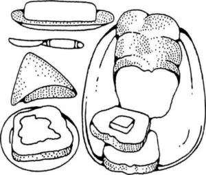 Disegno di colazione da stampare e colorare 44