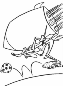 Disegno di Willy il coyote da stampare e colorare 9 Disegno di Willy il coyote da stampare e colorare 9