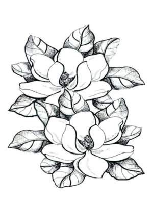 Disegno di fiore da stampare e colorare 388