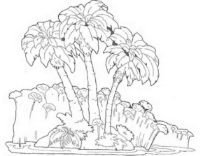 Disegno di albero da stampare e colorare 48