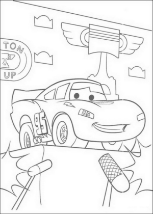 Disegno di Cars da stampare e colorare 165