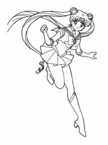 Disegno di Sailor Moon da stampare e colorare 56