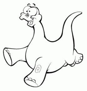 Disegno di Brachiosauro da stampare e colorare 42