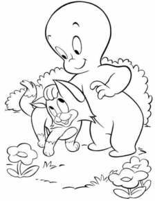 Disegno di Casper da stampare e colorare 47