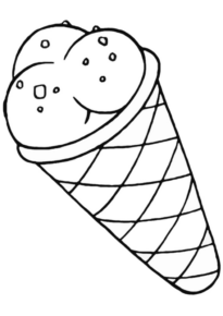 Disegno di gelato da stampare e colorare 40