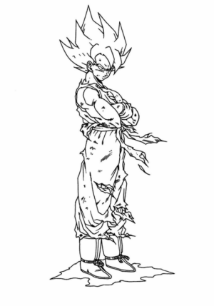 Disegno di Dragon Ball da stampare e colorare 155