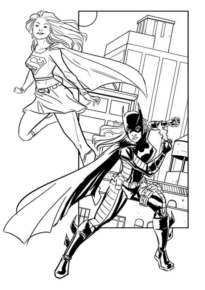 Disegno di Kara Danvers – Supergirl da stampare e colorare 2