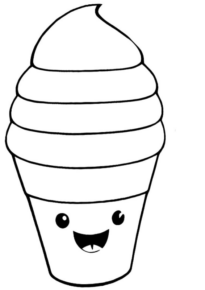 Disegno di gelato da stampare e colorare 38