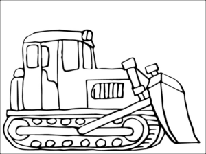 Disegno di mezzo da lavoro da stampare e colorare 36 Disegno di mezzo da lavoro da stampare e colorare 36