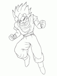 Disegno di Dragon Ball da stampare e colorare 124
