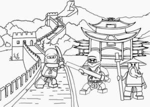 Disegno di Ninja Go da stampare e colorare 1