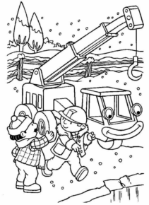 Disegno di Bob aggiustatutto da stampare e colorare 43