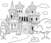 Disegni di Edifici da colorare