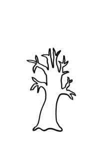 Disegno di albero da stampare e colorare 90