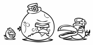 Disegno di Angry birds da stampare e colorare 22