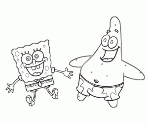 Disegno di Spongebob da stampare e colorare 26
