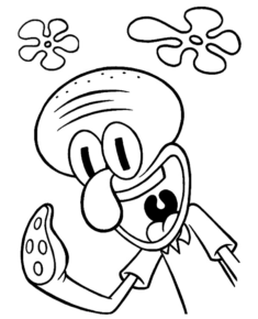 Disegno di Spongebob da stampare e colorare 86