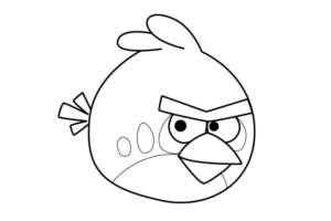Disegno di Angry birds da stampare e colorare 89