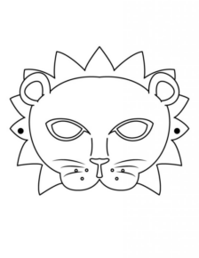 Disegno di maschera da stampare e colorare 55