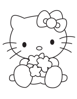 Disegno di Hello Kitty da stampare e colorare 28