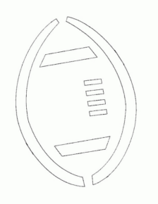 Disegno di football americano da stampare e colorare 79