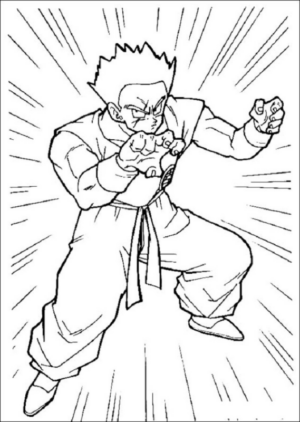 Disegno di Dragon Ball da stampare e colorare 91