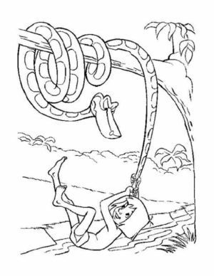 Disegno di Il libro della giungla da stampare e colorare 95 Disegno di Il libro della giungla da stampare e colorare 95