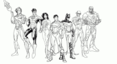 Disegni di Justice League da colorare