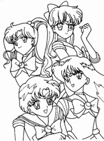 Disegno di Sailor Moon da stampare e colorare 14