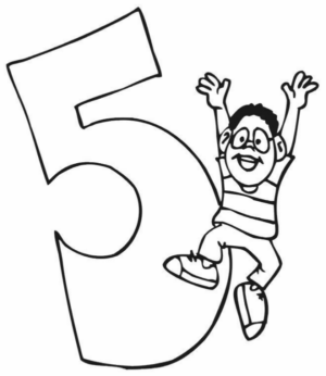 Disegno di numero da stampare e colorare 69