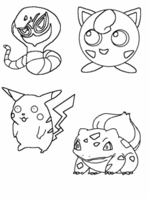 Disegno di Pokemon da stampare e colorare 2