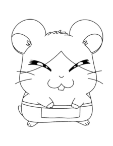 Disegno di Hamtaro da stampare e colorare 21